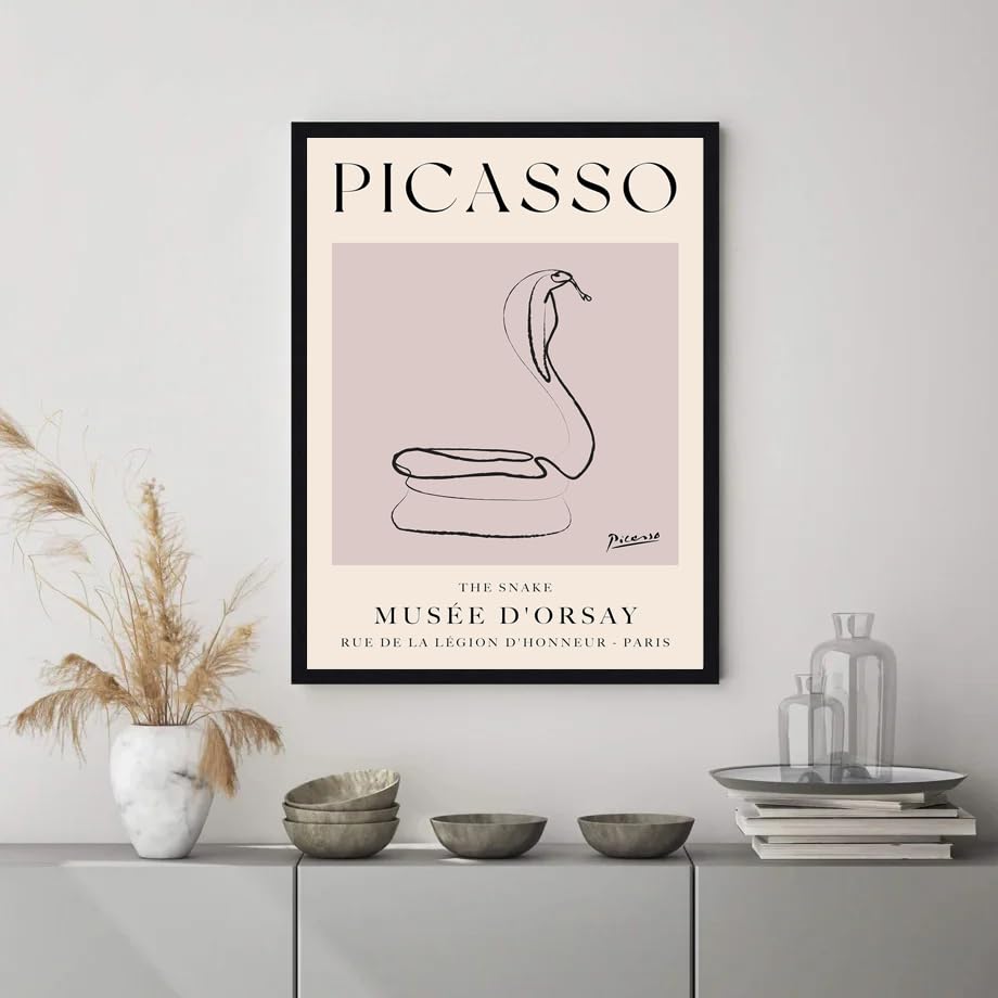 Amazon.co.jp: パブロ・ピカソポスター パブロ・ピカソ 蛇の壁アート